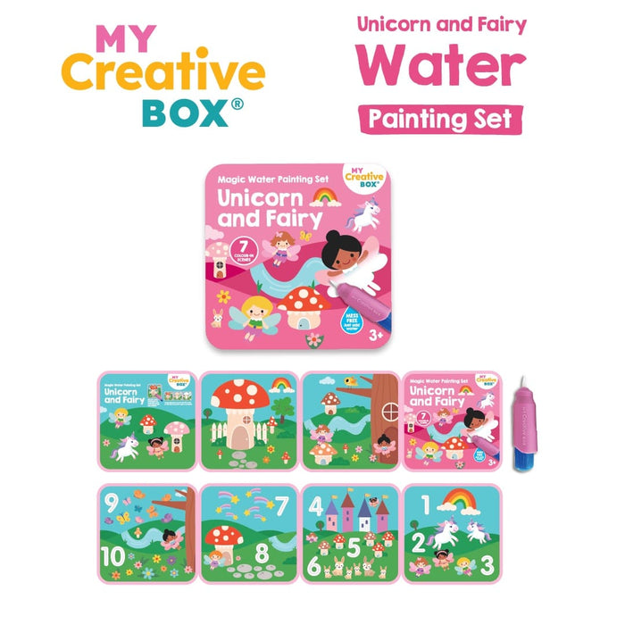 Art-Craft My Creative Box Unicorn and Fairy Water Painting Set 810164730893