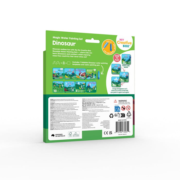 Art-Craft My Creative Box Dinosaur Water Painting Set 810164730855