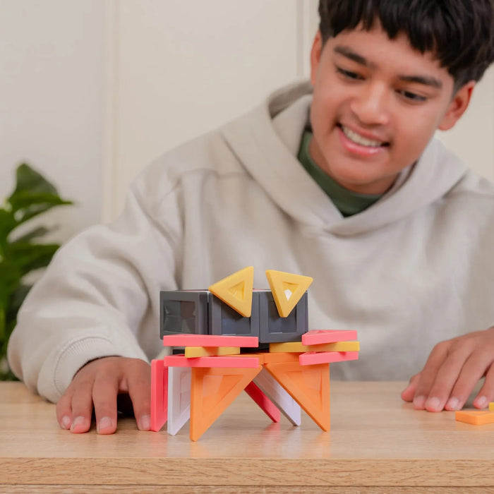 Magnetic Tiles Connetix Tiles PRO Build It 4 Ways Creatures Pack 36 Piece 810164730367