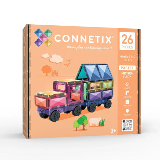 Magnetic Tiles Connetix Tiles 26 Piece Pastel Motion Pack 810164731142