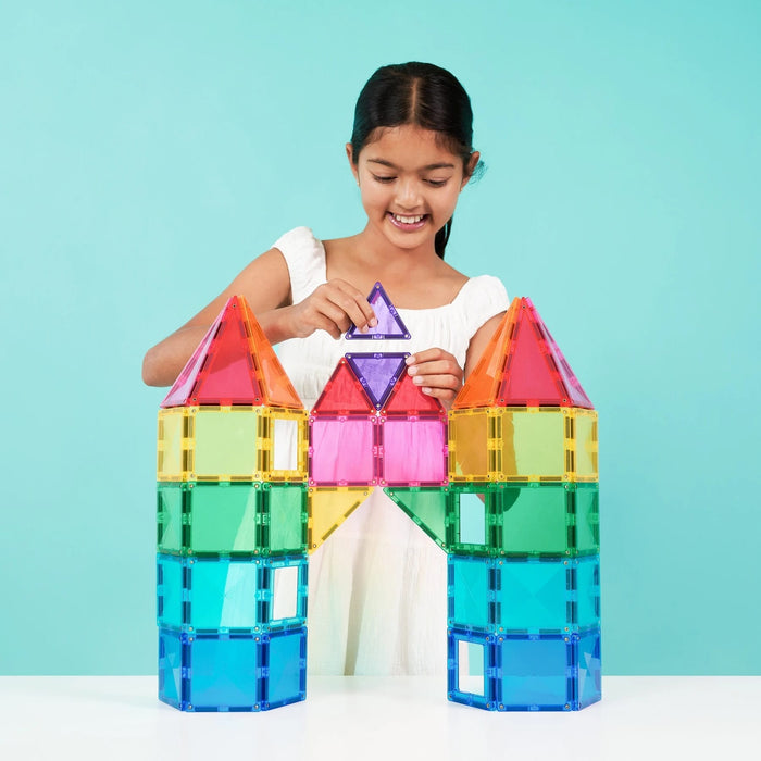 Magnetic Tiles Connetix Tiles 104 Piece Bright Creative Pack 850036293835