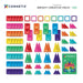 Magnetic Tiles Connetix Tiles 104 Piece Bright Creative Pack 850036293835