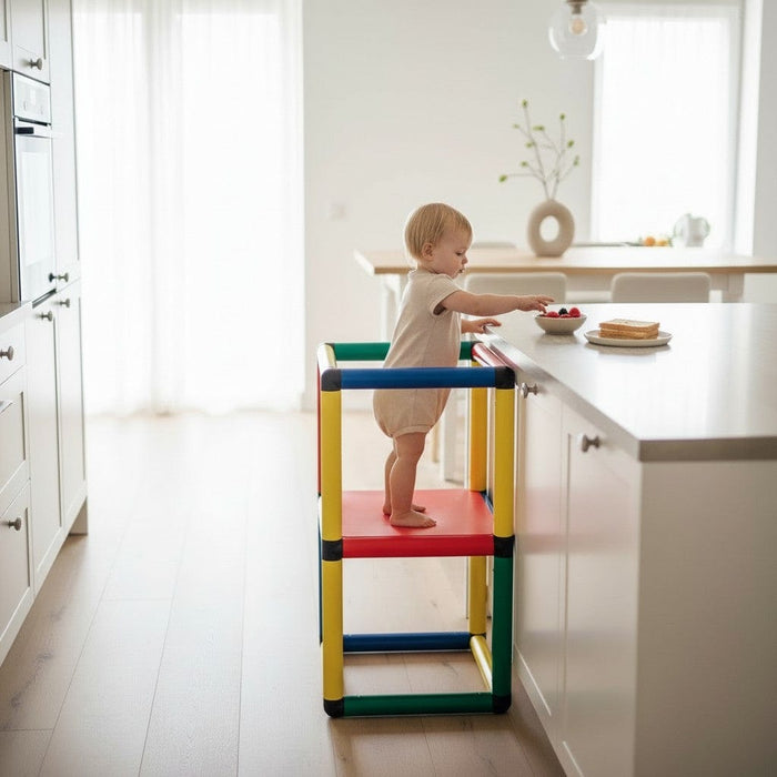 Convertible Learning Tower Toypark Starter Kids Climbing Playset