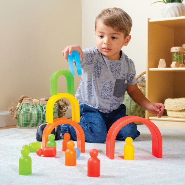 Stacking Toy Guidecraft Discovery Stackers - Rainbow Tall Arch