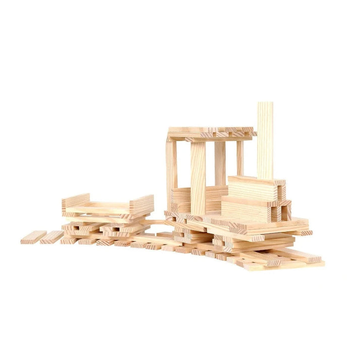KAPLA Blocks Building Planks - 200 Natural Set — Toypark Australia