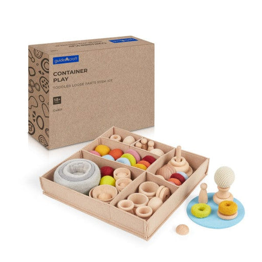 Building Blocks Guidecraft Container Play: Toddler Loose Parts STEM Kit