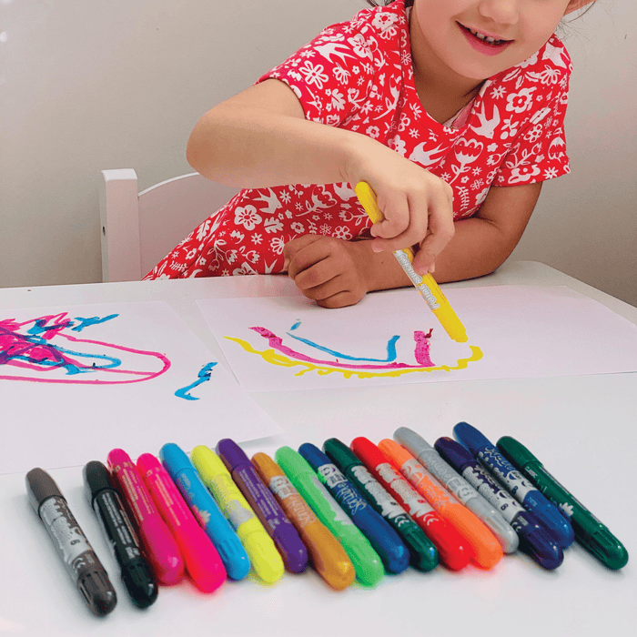 Art-Craft Little Brian Scribble Paint Sticks 12 pk