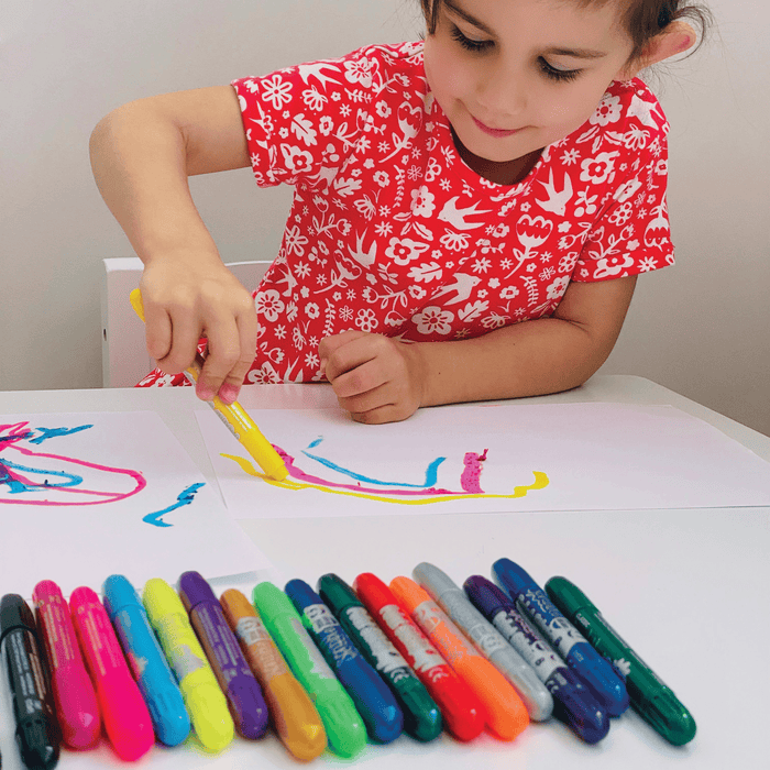 Art-Craft Little Brian Scribble Paint Sticks 12 pk