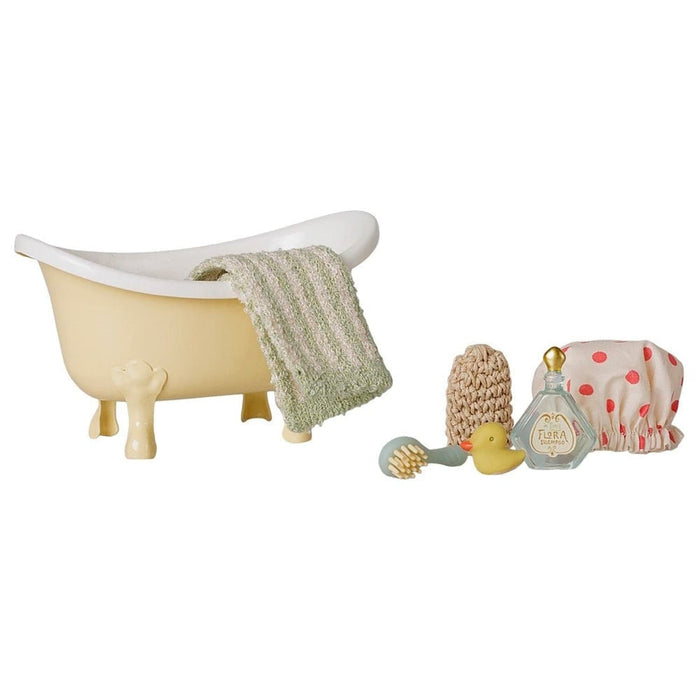 Doll House Furniture Maileg Bathtub Set Mouse Yellow