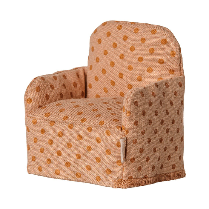 Doll House Furniture Maileg Folding Chair Mouse Dots