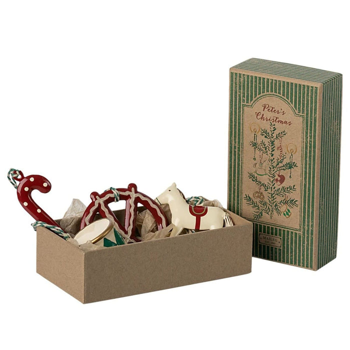 Doll House Furniture Maileg Metal Ornament Gift Set Peters Christmas