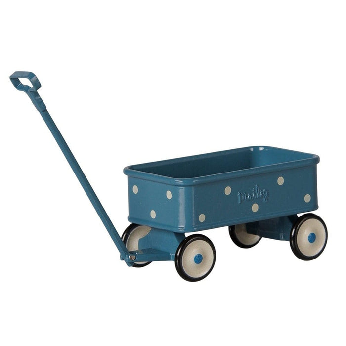 Doll House Furniture Maileg Wagon Mouse Blue