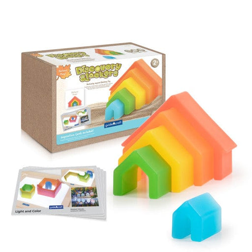 Sorting Toy Guidecraft Discovery Stackers - Rainbow House