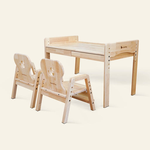 My Duckling Kids Activity Adjustable Table with 2 Chairs - Duck - Toypark