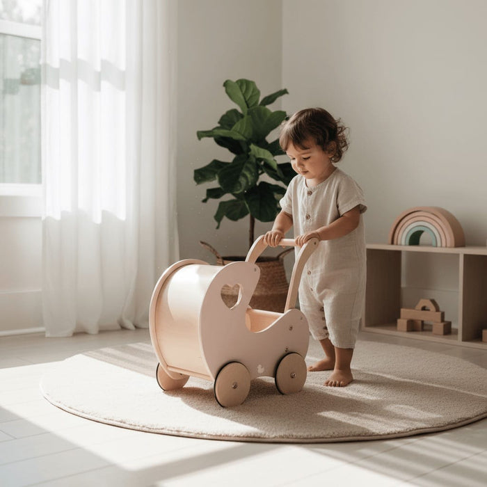 Baby Walker myduckling Isla Doll Pram Walker - Rose 9361505000560