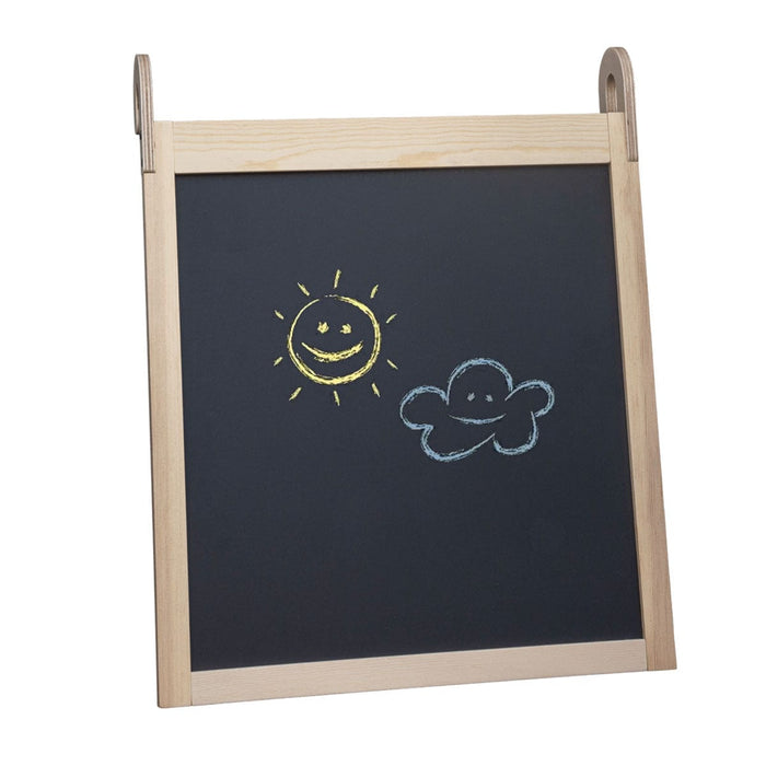 Drawing Board 2024 New My Duckling Wooden Frame Magnetic Whiteboard with Hooks - Natural DK-09024