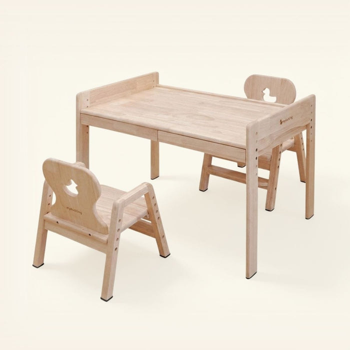 Table & Chair Set myduckling Kids Activity Adjustable Table with 2 Chairs - Duck 9361505000201
