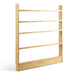Bookcase My Duckling 2024 New NALA 5 Tier Adjustable Solid Wood Bookshelf DK-04051