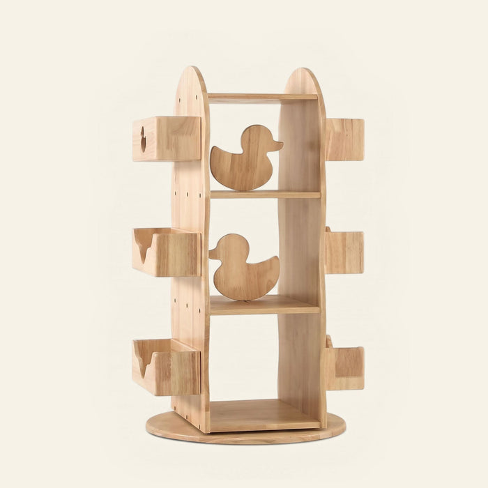 Bookcase myduckling BINDI Revolving Solid Wood Bookcase 9361505000720