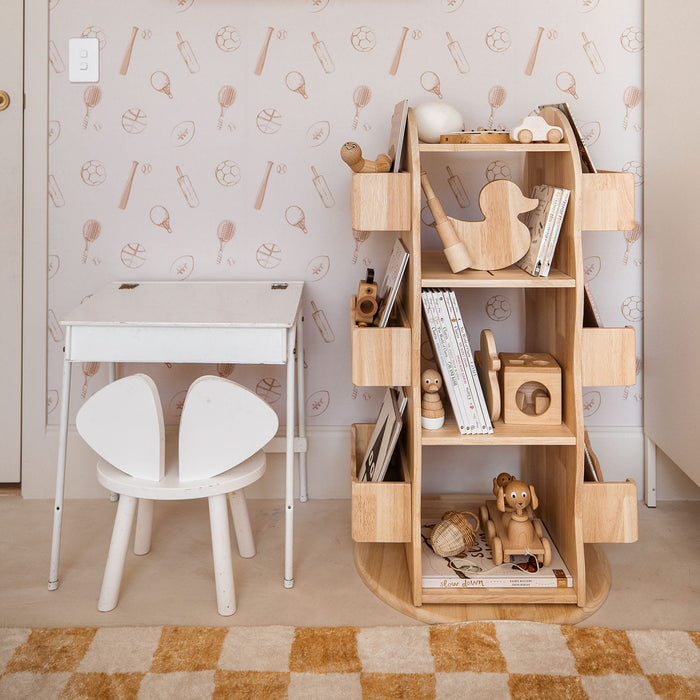 Bookcase myduckling BINDI Revolving Solid Wood Bookcase 9361505000720