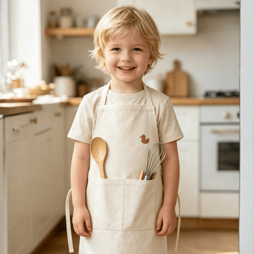Kids Apron myduckling Kids Chef Deluxe Set - Apron, Hat & Oven Mitt 9361505000959