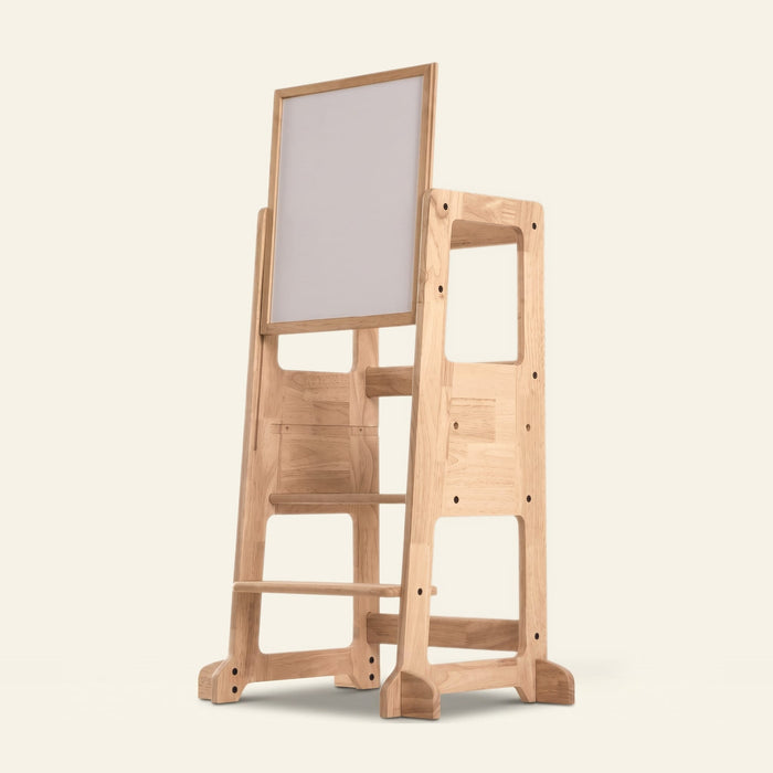 Wooden Learning Towers myduckling LOLA Solid Wood Adjustable Learning Tower 2in1 - Deluxe 9361505000799