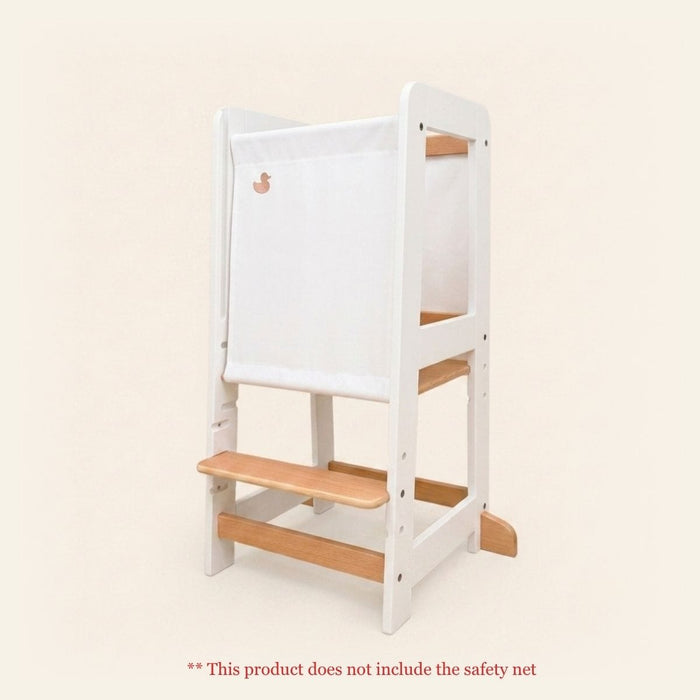 Wooden Learning Towers mydickling Pro Beechwood Adjustable Learning Tower - White/Natural