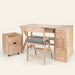 Table & Chair Set myduckling Solid Wood Kids Study Desk & Chair Complete Set