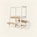 Convertible Learning Tower myduckling TOVA Convertible Learning Tower - White/Natural 9361505000942