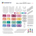 Magnetic Tiles Connetix Tiles Ball Run Pastel Pack 114 Piece 810164731159