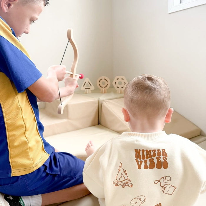 Wooden Toys Funova Kids Bow and Arrow Set