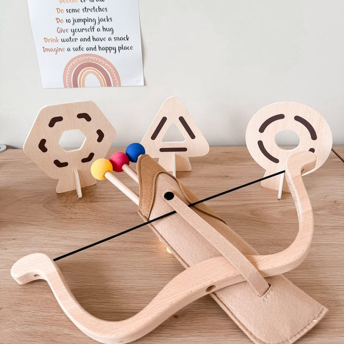 Wooden Toys Funova Kids Bow and Arrow Set