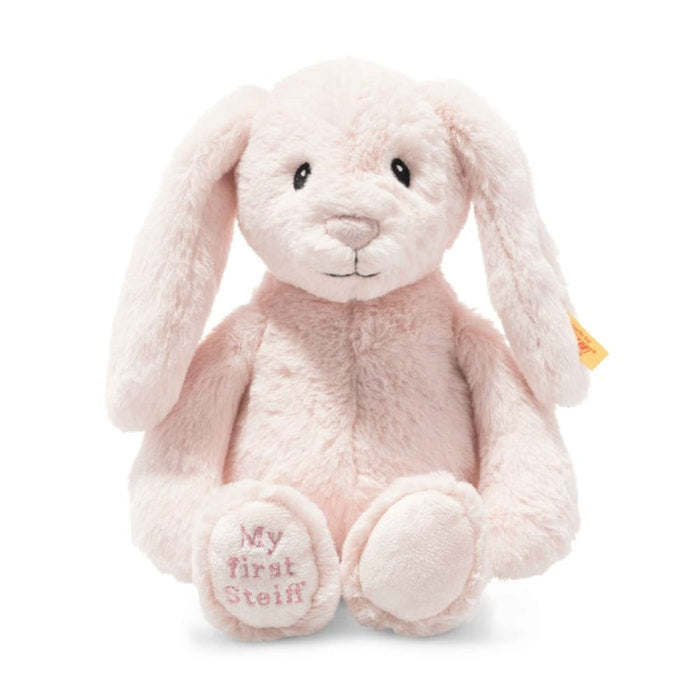 Stuffed Toys Steiff Soft Cuddly Friends - My First Steiff Hoppie Rabbit - pink, 26 cm