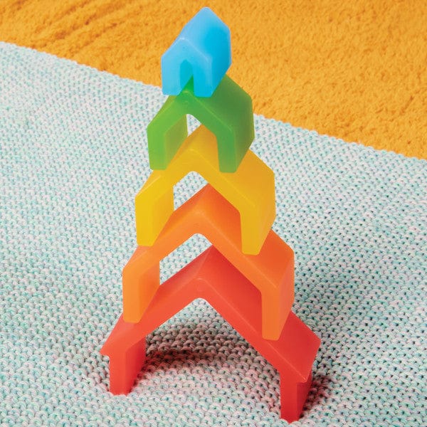 Sorting Toy Guidecraft Discovery Stackers - Rainbow House