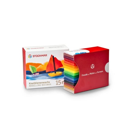 Stockmar Modelling Beeswax 15 Assorted Colours - Art-Craft - Toypark