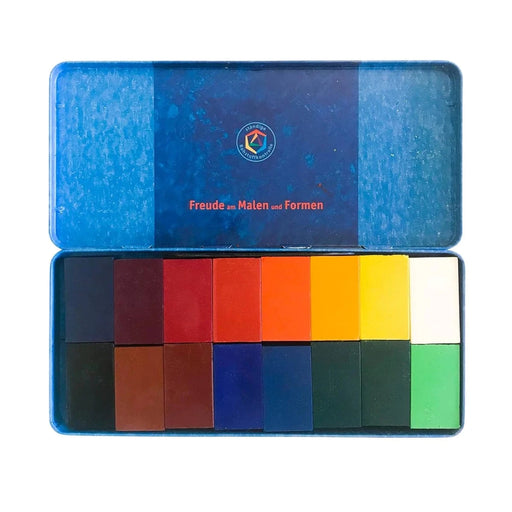 Stockmar Wax Crayons 16 Blocks - Tin - Toypark