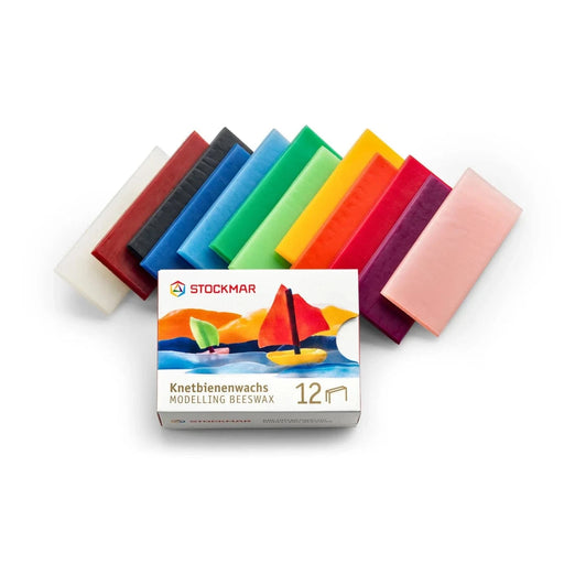Stockmar Modelling Beeswax 12 Assorted Colours - Kids Art Set - Toypark