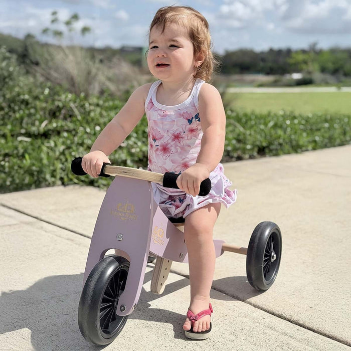 Balance Bike Kinderfeets 2-In-1 Tiny Tot Tricycle & Balance Bike - Lavender 850077522000