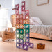 Magnetic Tiles Damaged Box - Connetix Tiles 106 Piece Pastel Ball Run Pack
