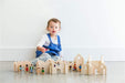 Wooden Toys The Freckled Frog Little Happy Architect 22 Pieces Set