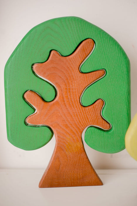 QToys Coloured Wooden Trees