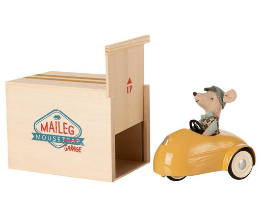 Doll toys Maileg Mouse Car & Garage yellow