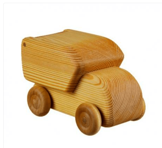 Wooden Car Debresk Small Delivery Van