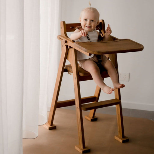 Kids furniture QToys Hardwood Baby High Chair
