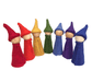 Papoose Toys Wool&Cotton Toys Papoose Toys - Rainbow Gnomes Wood Bodies (7 Piece Set) PAP-307