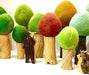 Papoose Toys Wool&Cotton Toys Papoose Toys - Autumn Trees (3 Piece Set) PAP-091
