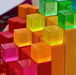 Lucite Blocks Bauspiel Lucite Cubes 100 Piece Set