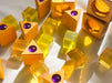 Lucite Blocks Bauspiel Lucite Cubes 100 Piece Set