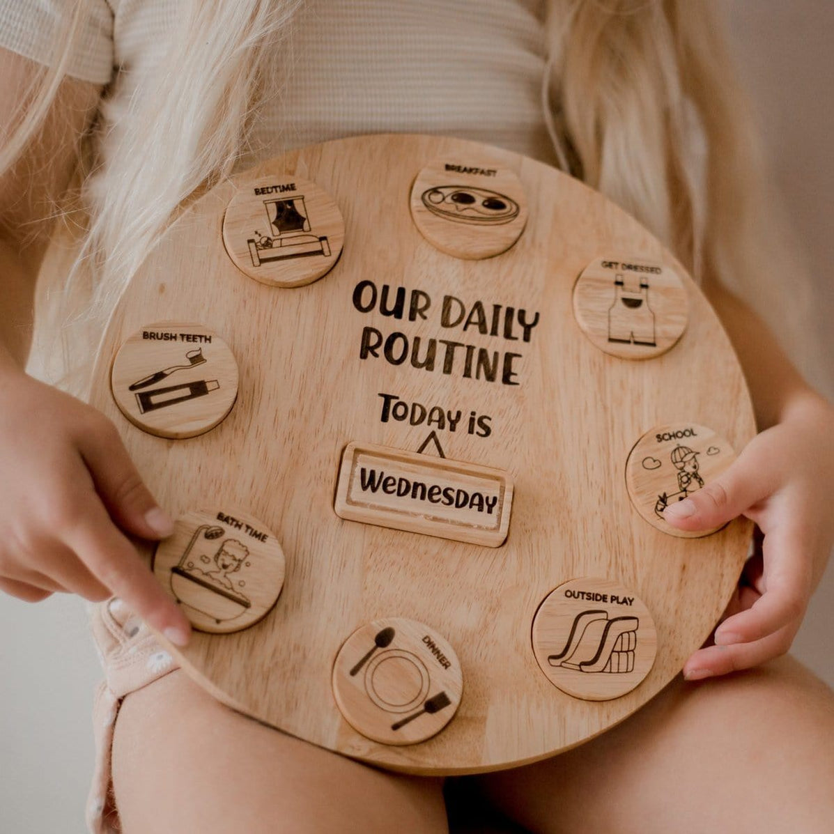 QToys Daily Routine Circle | Montessori Toys | Toypark Australia