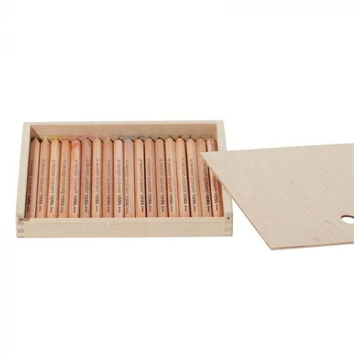Art-Craft Lyra Colour Giants 18 Unlaq Assorted in Wooden Pencil Case